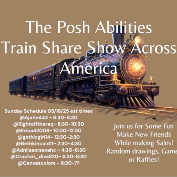 Posh Abilities Train Show Flyer - Picture 2 of 5
